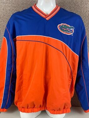Vintage 58 Sports Florida Gators Pullover Mens XXL Windbreaker NCAA T666